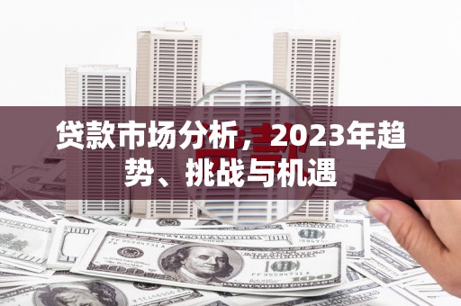 甘谷贷款市场分析，2023年趋势、挑战与机遇