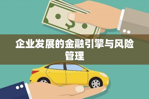 甘谷企业发展的金融引擎与风险管理
