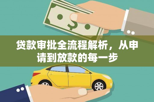 甘谷贷款审批全流程解析，从申请到放款的每一步