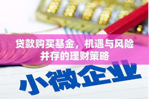 甘谷贷款购买基金，机遇与风险并存的理财策略
