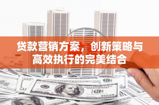 甘谷贷款营销方案，创新策略与高效执行的完美结合
