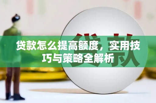 甘谷贷款怎么提高额度，实用技巧与策略全解析