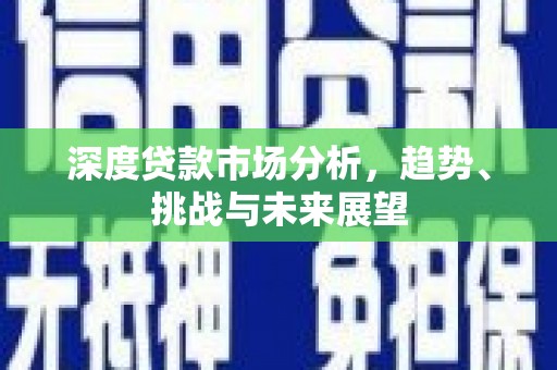 甘谷深度贷款市场分析，趋势、挑战与未来展望