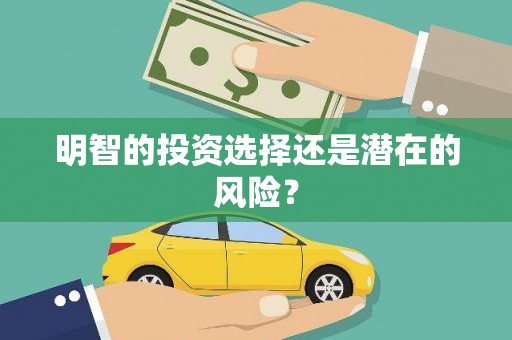 甘谷明智的投资选择还是潜在的风险？