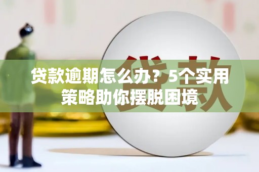 甘谷贷款逾期怎么办？5个实用策略助你摆脱困境