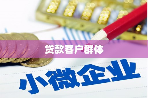 甘谷贷款客户群体