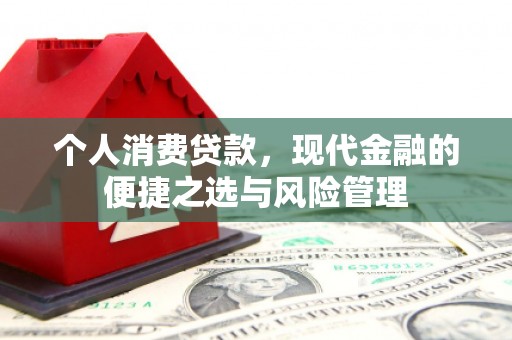 甘谷个人消费贷款，现代金融的便捷之选与风险管理