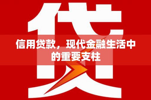 甘谷信用贷款，现代金融生活中的重要支柱