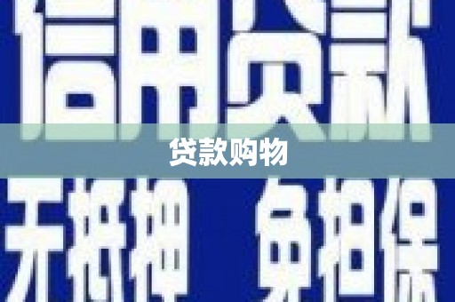 甘谷贷款购物
