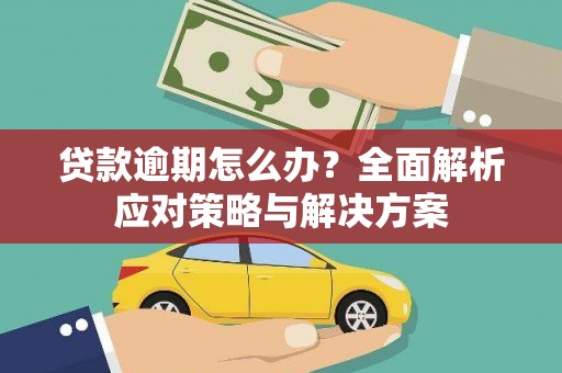 甘谷贷款逾期怎么办？全面解析应对策略与解决方案