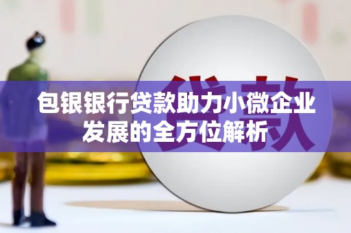 甘谷包银银行贷款助力小微企业发展的全方位解析