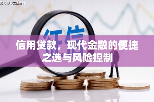 甘谷信用贷款，现代金融的便捷之选与风险控制