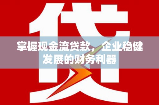 甘谷掌握现金流贷款，企业稳健发展的财务利器
