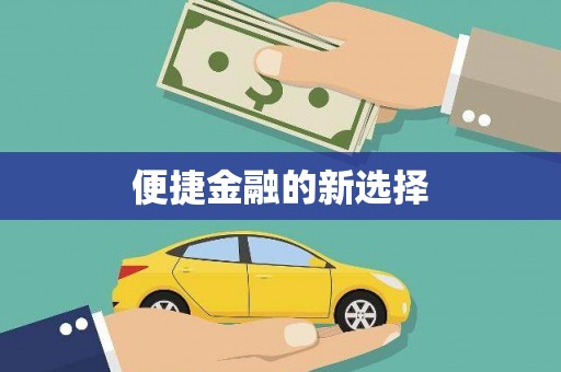 甘谷便捷金融的新选择