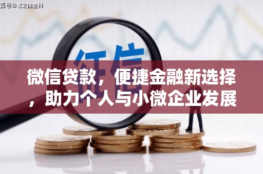 甘谷微信贷款，便捷金融新选择，助力个人与小微企业发展