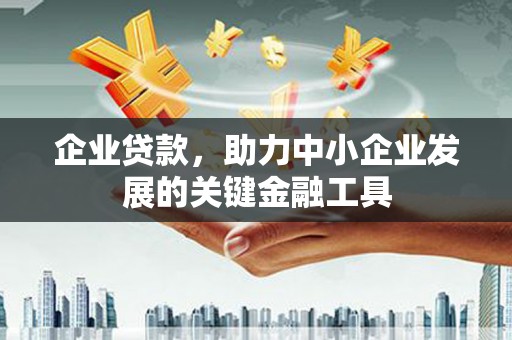 甘谷企业贷款，助力中小企业发展的关键金融工具