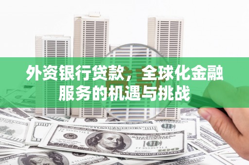 甘谷外资银行贷款，全球化金融服务的机遇与挑战