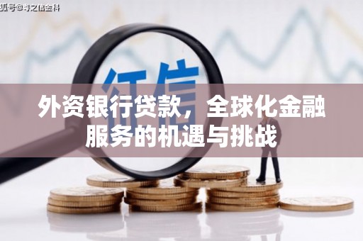 甘谷外资银行贷款，全球化金融服务的机遇与挑战