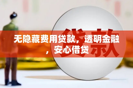 甘谷无隐藏费用贷款，透明金融，安心借贷
