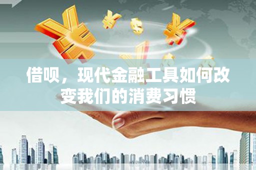 甘谷借呗，现代金融工具如何改变我们的消费习惯