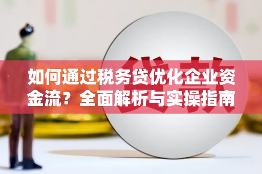 甘谷如何通过税务贷优化企业资金流？全面解析与实操指南