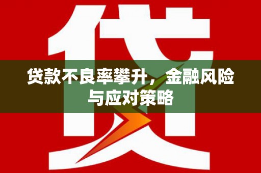 甘谷贷款不良率攀升，金融风险与应对策略