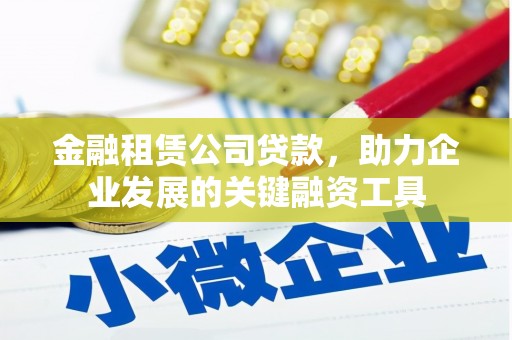 甘谷金融租赁公司贷款，助力企业发展的关键融资工具