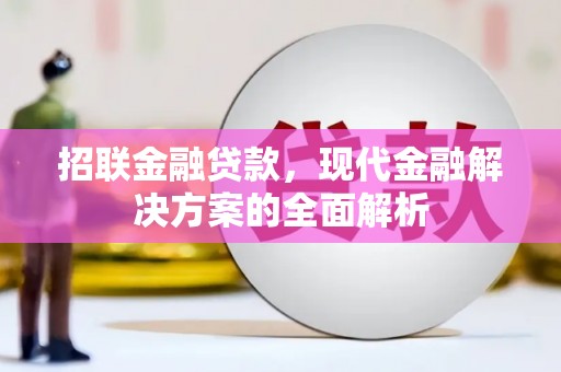甘谷招联金融贷款，现代金融解决方案的全面解析