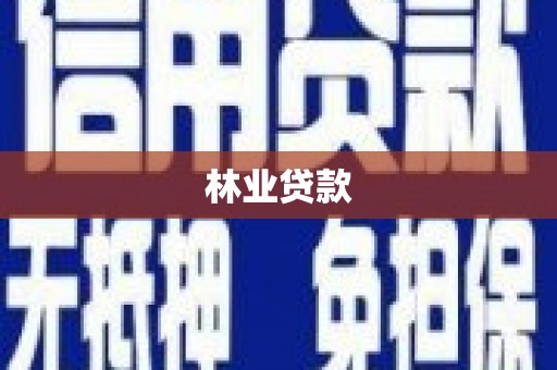 甘谷林业贷款
