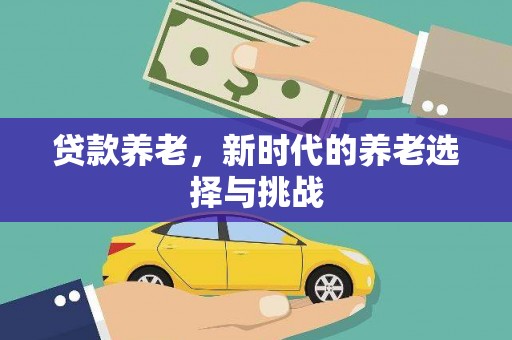 甘谷贷款养老，新时代的养老选择与挑战