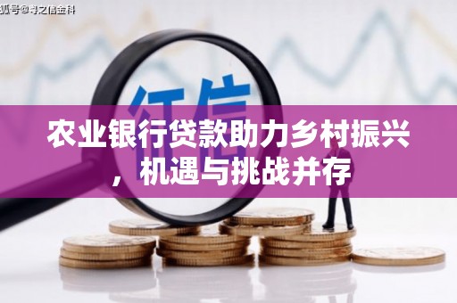甘谷农业银行贷款助力乡村振兴，机遇与挑战并存