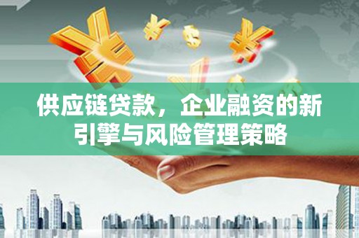 甘谷供应链贷款，企业融资的新引擎与风险管理策略
