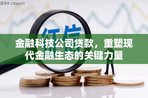 甘谷金融科技公司贷款，重塑现代金融生态的关键力量