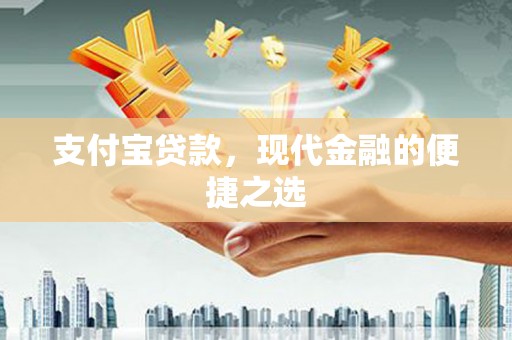 甘谷支付宝贷款，现代金融的便捷之选
