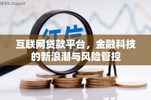 甘谷互联网贷款平台，金融科技的新浪潮与风险管控