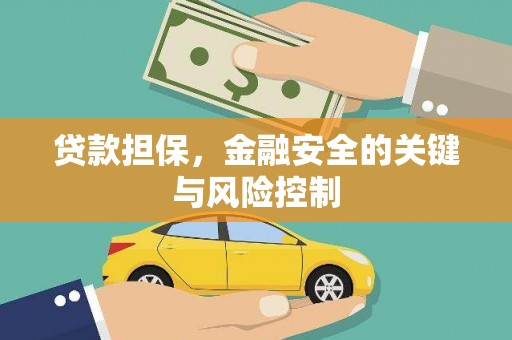 甘谷贷款担保，金融安全的关键与风险控制
