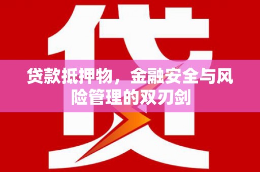 甘谷贷款抵押物，金融安全与风险管理的双刃剑