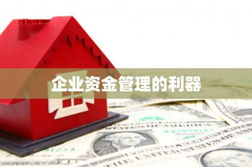 甘谷企业资金管理的利器