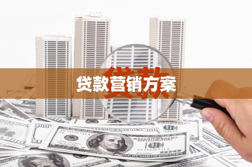 甘谷贷款营销方案